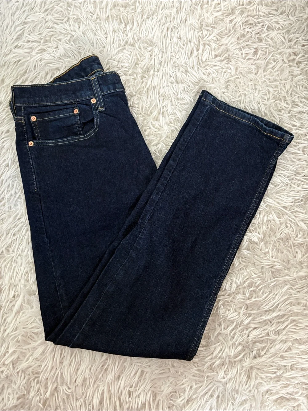 Levi's Men's Dark Wash Straight Jeans